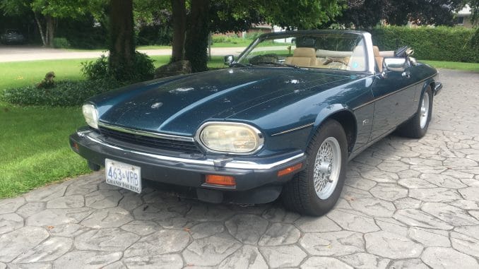 Kingfisher Blue 1992 Jaguar XJS V-12 Convertible