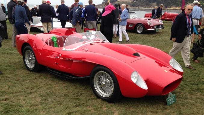 Legendary Ferrari 250 Testa Rossa, Pebble Beach Concours d"Elegance. Image: David Neyens