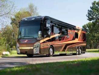 Stunning luxury motorhome by Entegra, sold by Bring a Trailer. Image by https://bringatrailer.com/member/karissalynne/ .